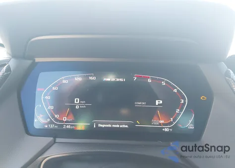 2020 BMW M235I Gran Coupe xDrive z USA, uszkodzony, nr VIN WBA13AL01L7F88256